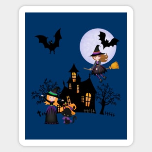 Halloween Witches Sticker